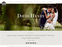 Tablet Screenshot of davidhenryphotography.com.au